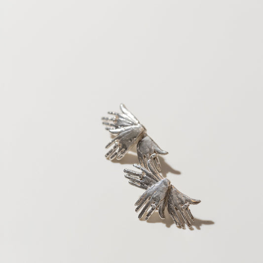 Palm hands earrings