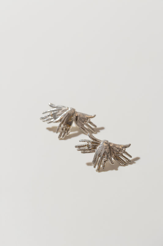 Palm hands earrings
